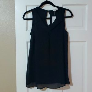 Maurices Dressy Black Tank Top